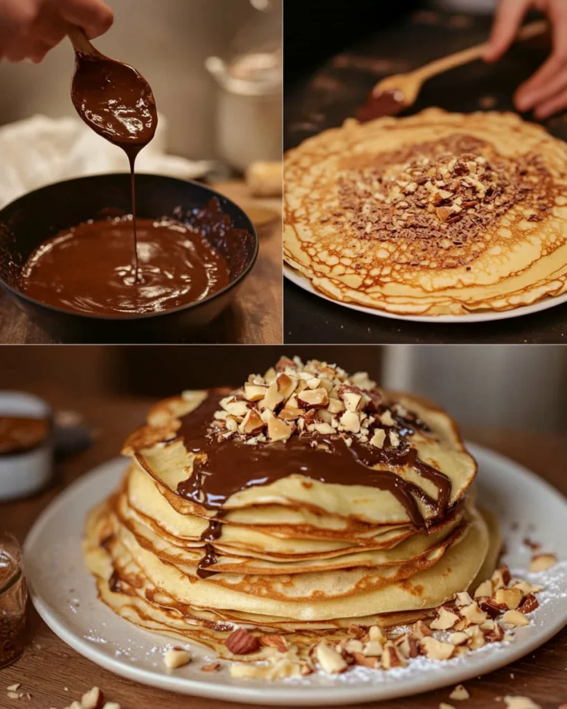 Golden crepes rolled with a variety of sweet and savory fillings, showcasing the versatility and appeal of crepes rolled for any occasion.