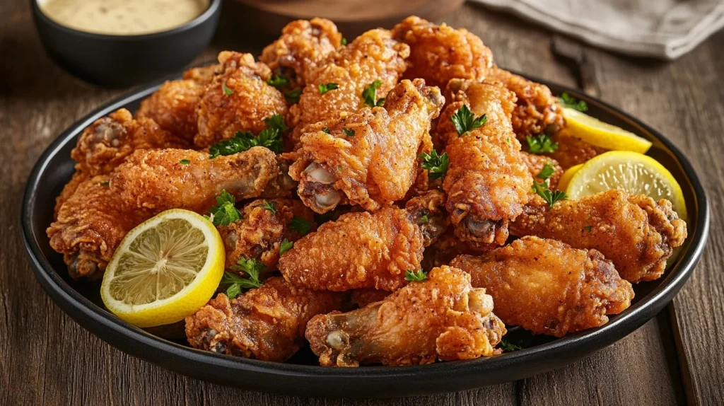 Lemon Pepper Wings Platter