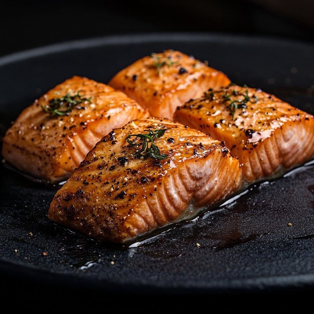 Air fryer basket with salmon fillet in foil, showing the cooking process step