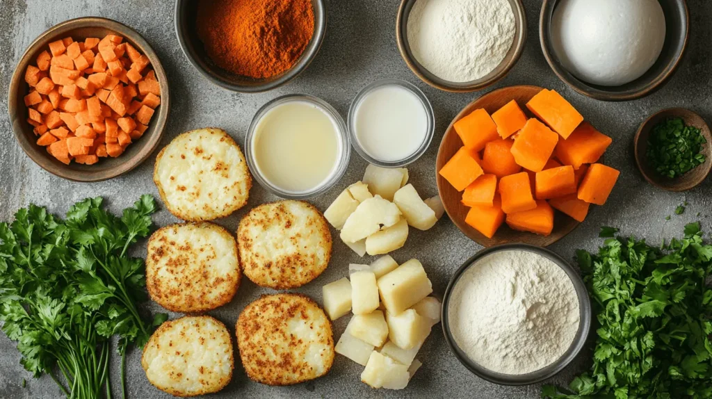 A plate of golden-brown vegetable cutlets served on a bed of fresh lettuce and sliced onions, showcasing their crispy texture and appetizing appearance.