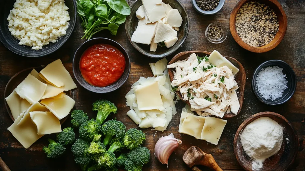 Essential Ingredients for Chicken and Broccoli Lasagna