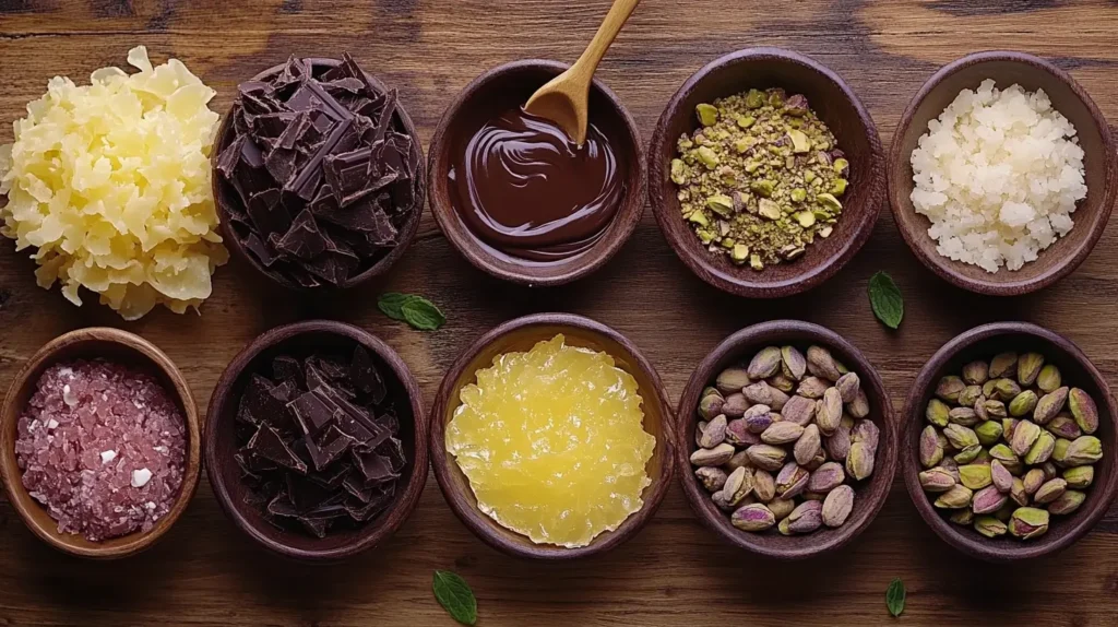  Ingredients for the Dubai Chocolate Bar Recipe