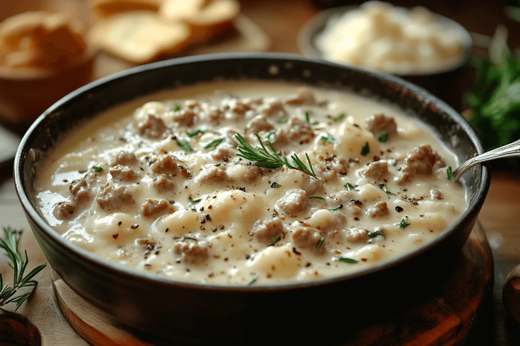 Rich, creamy, and packed with savory sausage goodness! This Pioneer Woman Sausage Gravy is comfort food at its finest