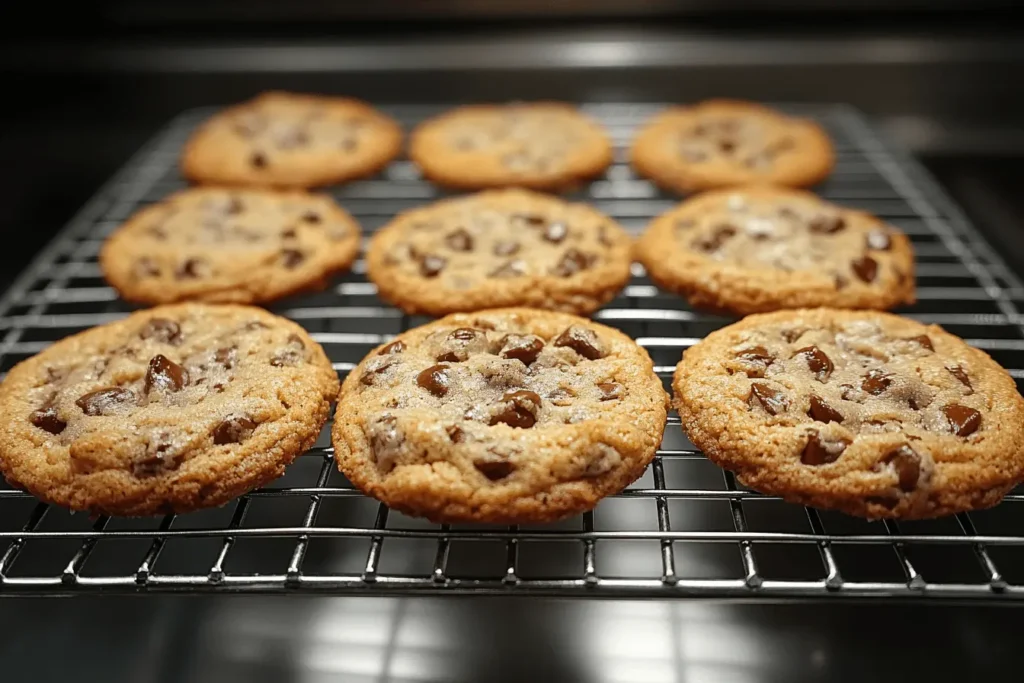 Let the cookies cool on the baking sheet for 5 minutes, then transfer them to a wire rack to cool completely.