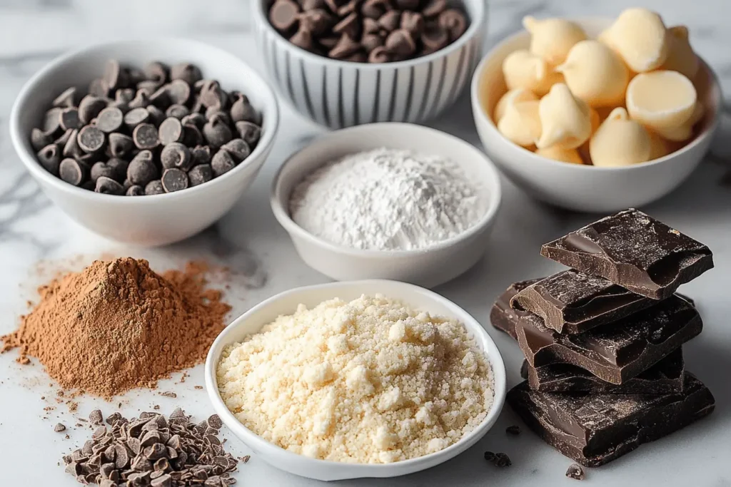 Essential Ingredients for Mini Chocolate Chip Cookies