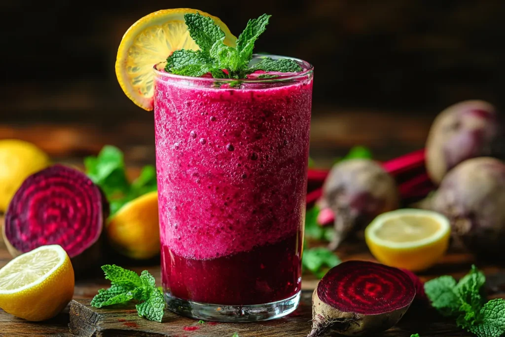 Health benefits of beetroot and lemon juice